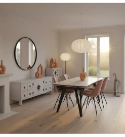 Exclusivas Konsola DECAPE 63 cm przecierana biel