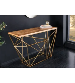 Invicta Interior Konsola DIAMOND 120 cm drewna mango