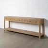 DENZO Konsola ELMANO 240 cm drewno wiązu