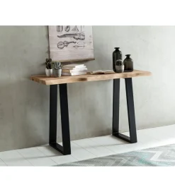 WOHNLING, GERMANY Konsola GAYA 120 cm drewno akacja