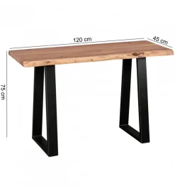 WOHNLING, GERMANY Konsola GAYA 120 cm drewno akacja