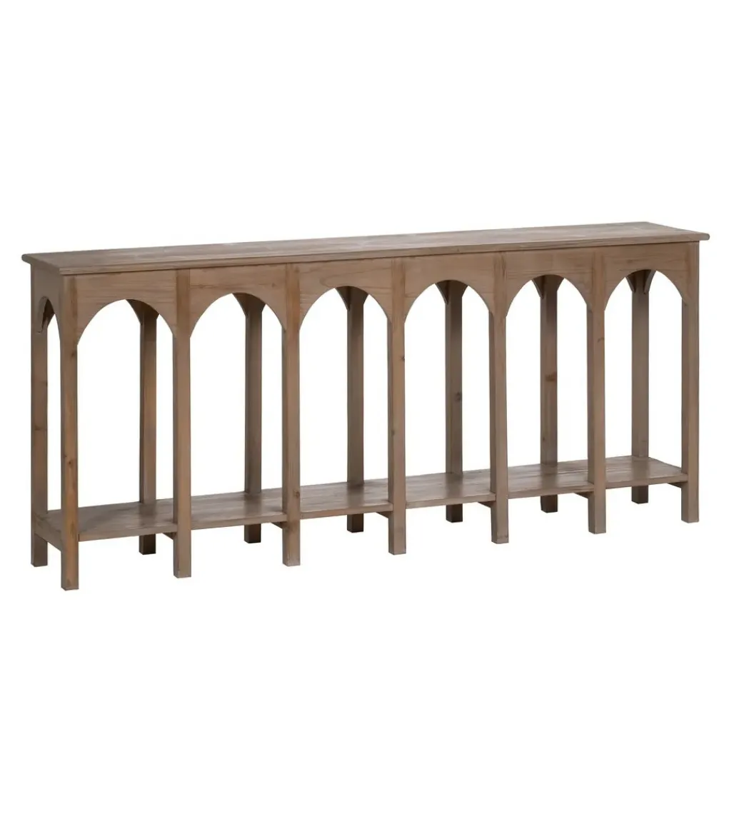 DENZO Konsola KAMABRA 210 cm drewno sosny