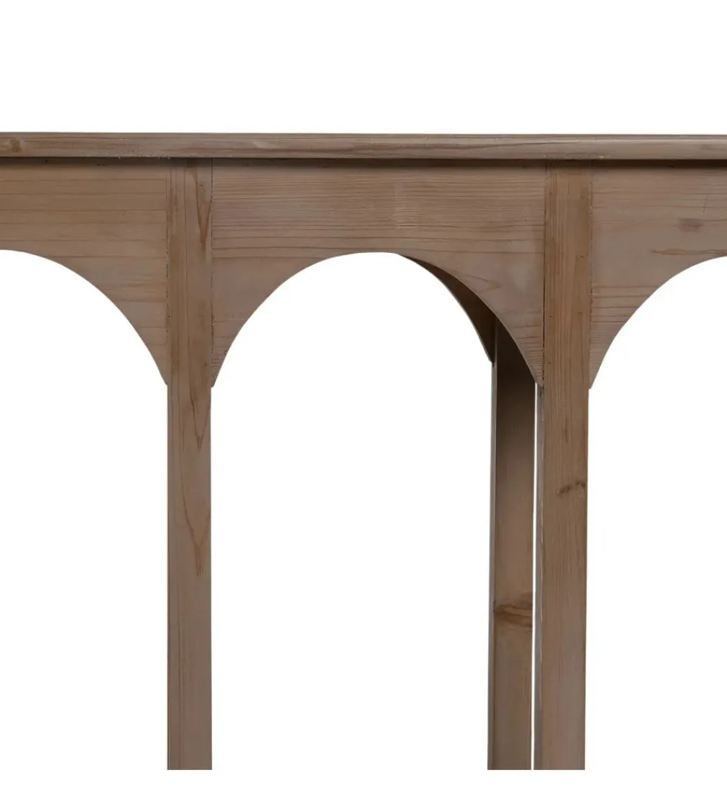 DENZO Konsola KAMABRA 210 cm drewno sosny