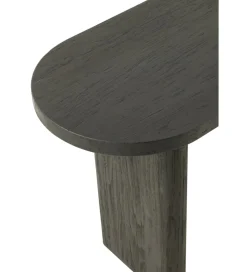 J-Line Konsola LEMONE 150 cm drewno teak czarna