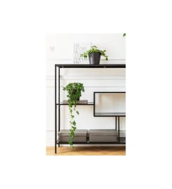 KARE Konsola LOFT 115 x 100 cm czarna