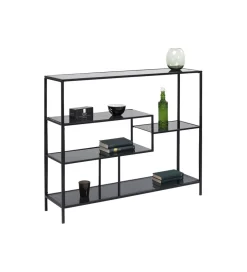 KARE Konsola LOFT 115 x 100 cm czarna