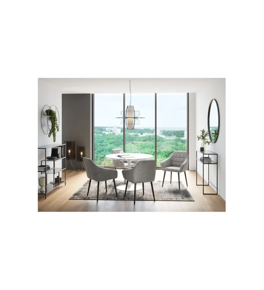 KARE Konsola LOFT 115 x 100 cm czarna