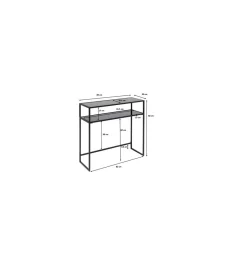 KARE Konsola LOFT 80 x 95 cm greige