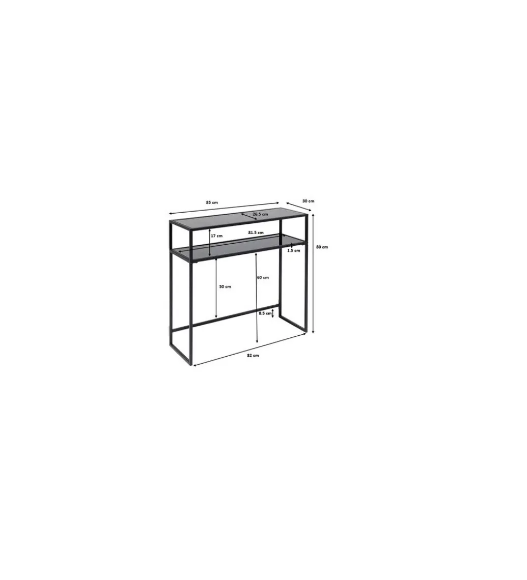KARE Konsola LOFT 80 x 95 cm greige
