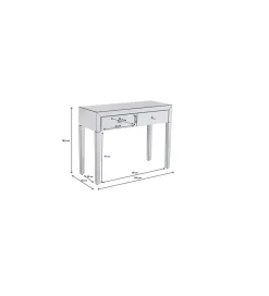 KARE Konsola lustrzana LUXURY 100 cm