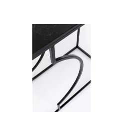 KARE Konsola MIAMI LOFT 120 cm czarna