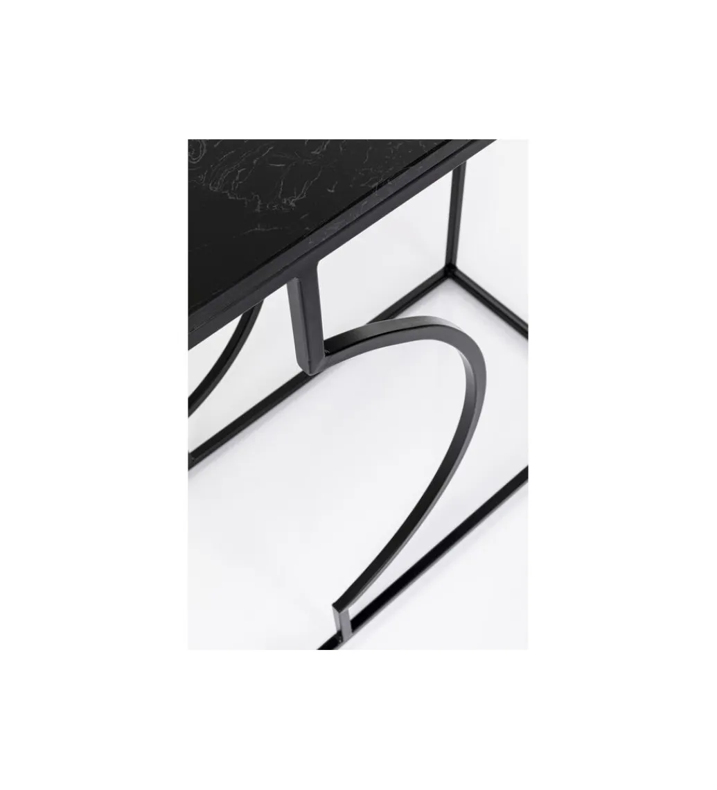 KARE Konsola MIAMI LOFT 120 cm czarna