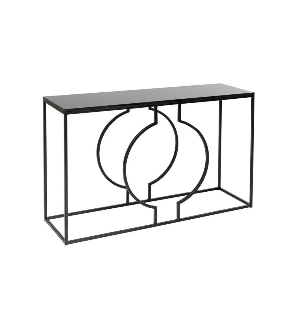 KARE Konsola MIAMI LOFT 120 cm czarna