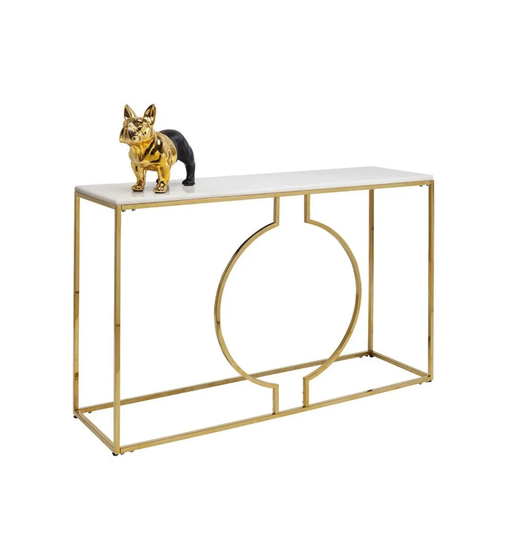 KARE Konsola MIAMI LOFT 120 cm złota
