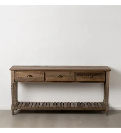 Zona-Design Konsola PERTON 184 cm drewno jodły brązowe