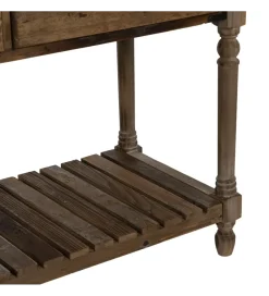 Zona-Design Konsola PERTON 184 cm drewno jodły brązowe
