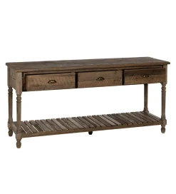 Zona-Design Konsola PERTON 184 cm drewno jodły brązowe