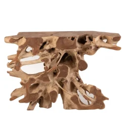 J-Line Konsola RAOUL 120 cm drewno teak naturalna