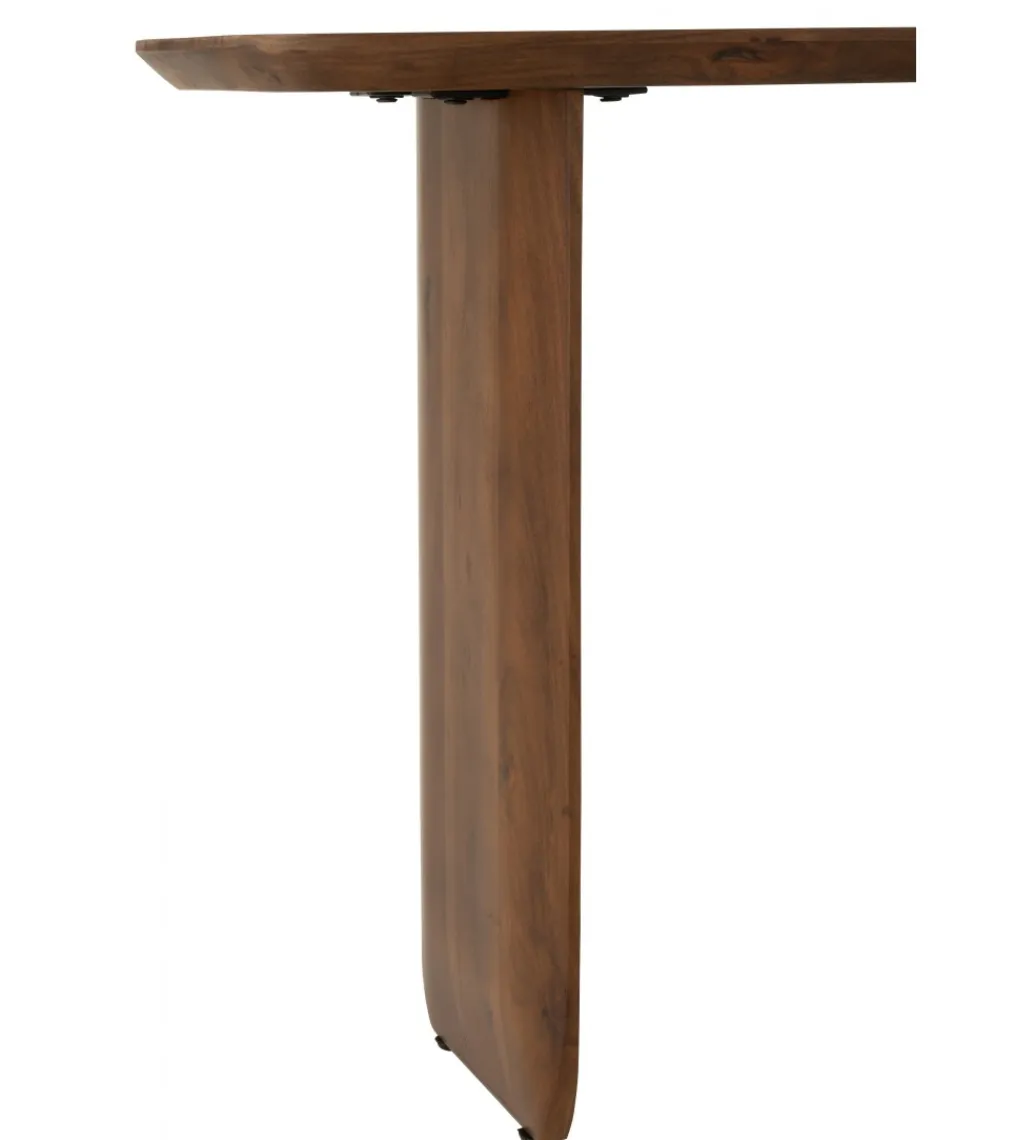 J-Line Konsola RETO 130 cm drewno akacja brązowa