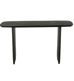 J-Line Konsola RETO 130 cm drewno akacja czarna