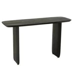 J-Line Konsola RETO 130 cm drewno akacja czarna