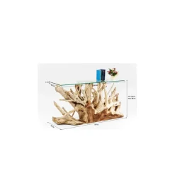 KARE Konsola ROOTS 150 cm drewno teak naturalna