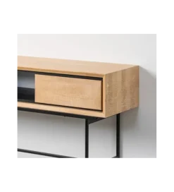 Zona-Design Konsola SINTRA 150 cm drewno kauczuk naturalna