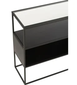 J-Line Konsola Square 140 cm czarna