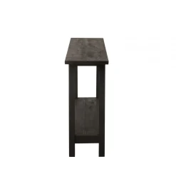 J-Line Konsola SQUARE 120 cm drewno mango czarne