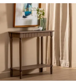 Zona-Design Konsola TEMPU 71 cm drewno sosna brązowy