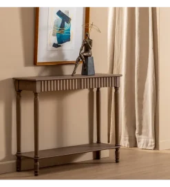 Zona-Design Konsola TEMPU 90 cm drewno sosna brązowy outlet