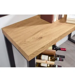 WOHNLING, GERMANY Konsola WOHNLING 120 cm naturalny czarny