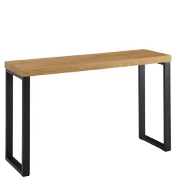 WOHNLING, GERMANY Konsola WOHNLING 120 cm naturalny czarny