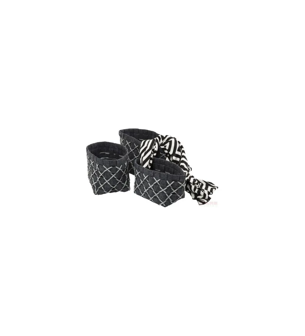 KDesign Kosze Felt Square SET 3