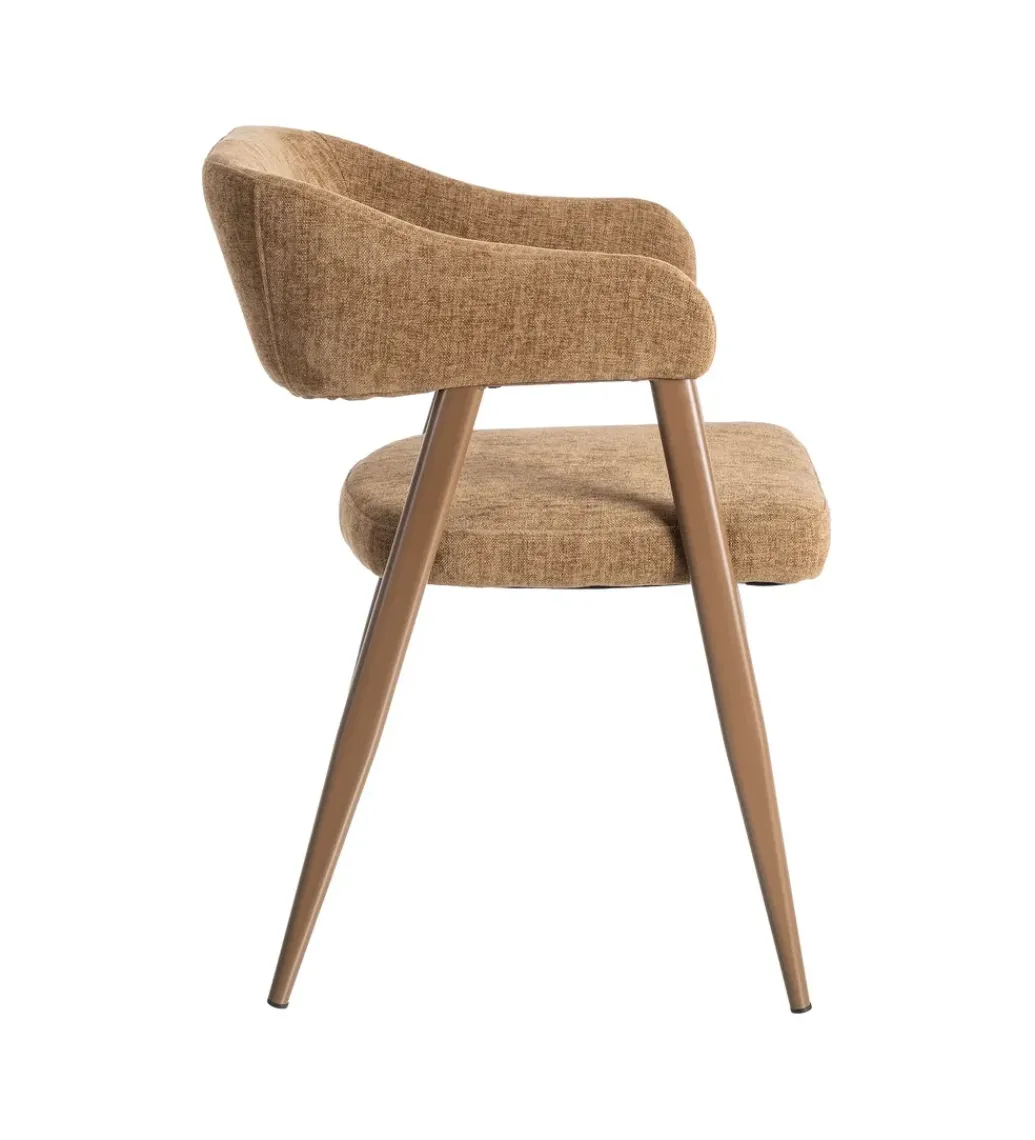 Zona-Design Krzesło AGATAM 81 cm brązowe