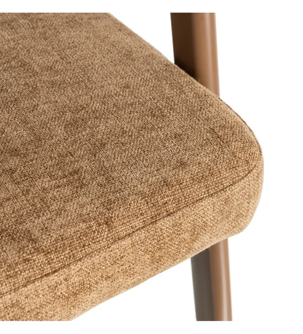 Zona-Design Krzesło AGATAM 81 cm brązowe