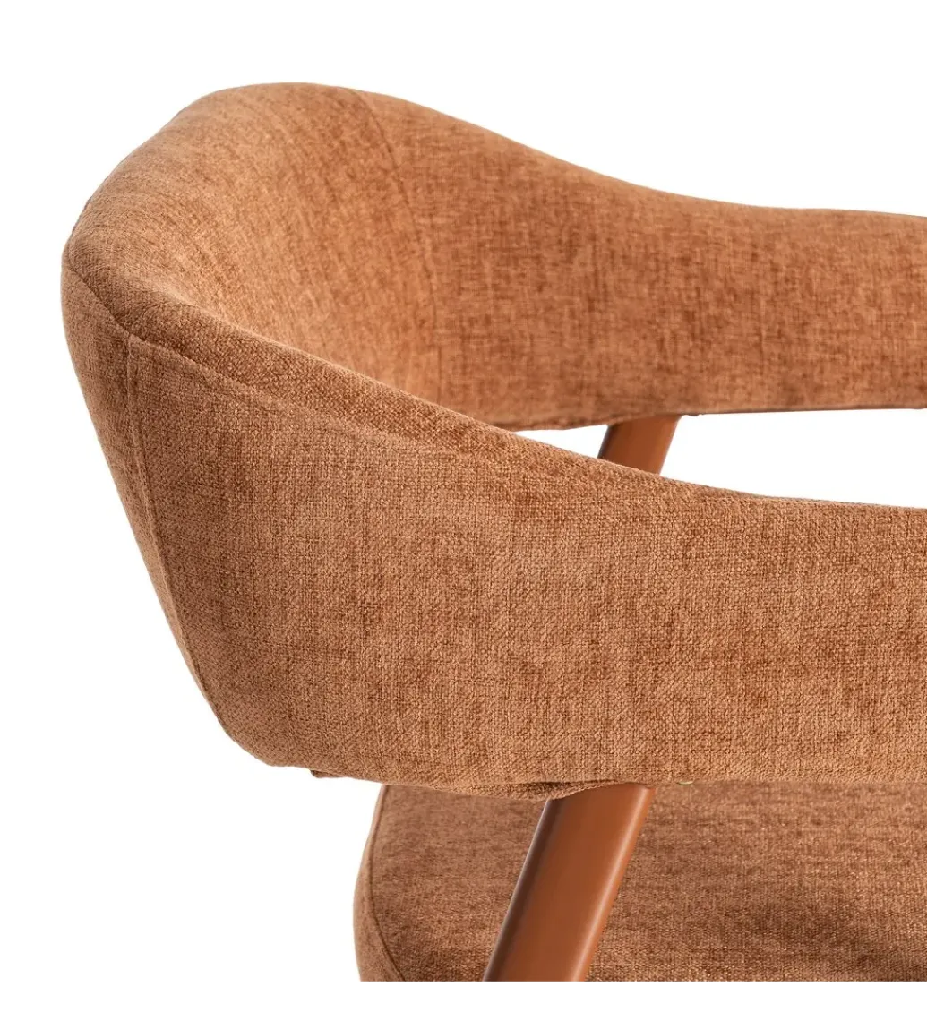 Zona-Design Krzesło AGATAM 81 cm terrakota