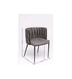 KARE Krzesło Armrest Cheerio z poduszką