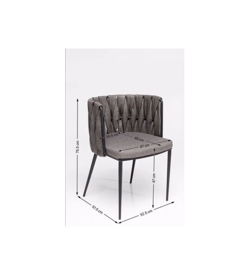 KARE Krzesło Armrest Cheerio z poduszką