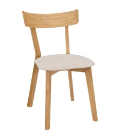 POLSKI DESIGN Krzesło dębowe ORMEN tkanina