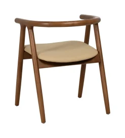 Zona-Design Krzesło EMYLY 76 cm kremowo brązowy