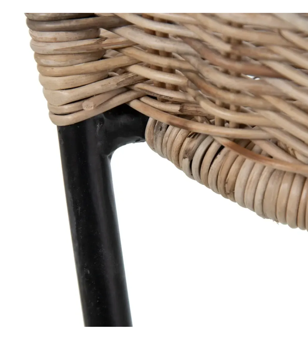 Zona-Design Krzesło ENRBOHO 77 cm naturalne