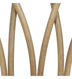 Zona-Design Krzesło GEKORI brązowe ratan drewno buk