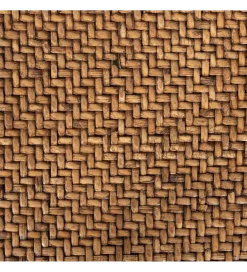 Zona-Design Krzesło GEKORI czekoladowe ratan drewno buk