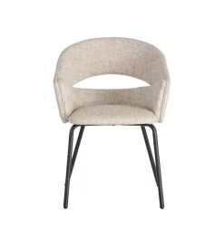 Zona-Design Krzesło HANAREO 82 cm beżowe