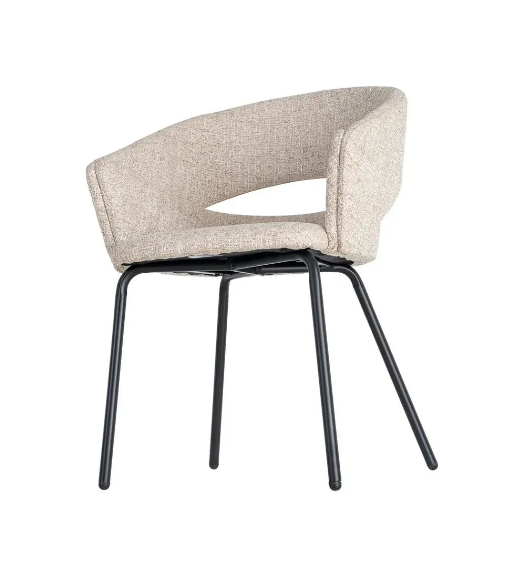 Zona-Design Krzesło HANAREO 82 cm beżowe