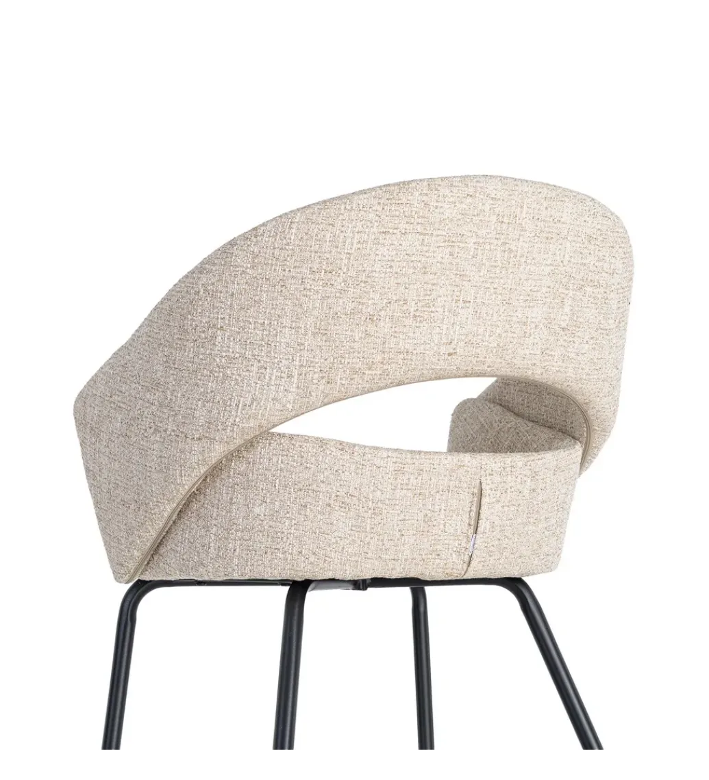 Zona-Design Krzesło HANAREO 82 cm beżowe