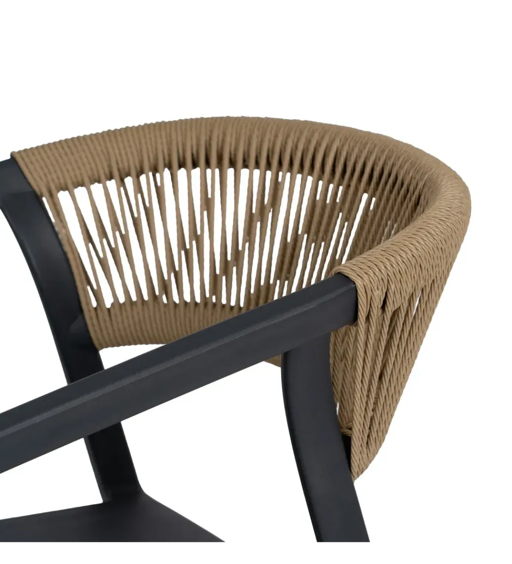 Zona-Design Krzesło IVERN antracytowy