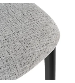 Zona-Design Krzesło JERC tapicerowane czarne
