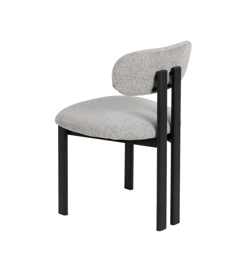 Zona-Design Krzesło JERC tapicerowane czarne